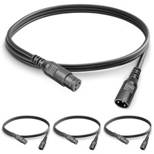 4ft Male Female DMX XLR Patch Cables 3 Pin 1.2m XLR Cables DMX Stage Cables 4