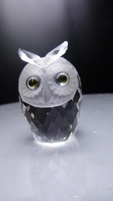 Swarovski Kristall Kleine Eule Figur aus der Woodland Friends Sammlung