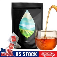 PiPi Tea Organic Oolong Tea Bags   Whole Leaf, 20 Bags   Cortisol  Calming Tea