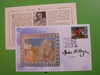 BENHAM FDC COVER SIGNED SPIKE MILLIGAN SEE POSTAGE OFFER IN DESCRIPTION