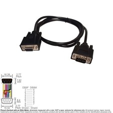 Cable UPS Console Serial DB9 9-Pin Female Male 5FT Unbranded OEM APC 940-0020