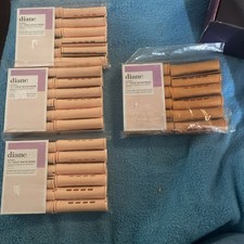 Diane Long Cold Wave Perm Rods, 4 pks of 12- 3 pk 11/16 , 1- pk 3/4