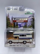 1/64 1976 Ford F-250 w/ Large Camper Special White Exclusive 3040