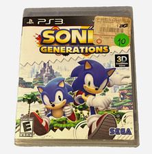 SEGA Sonic Generations PS3 Action-Adventure Platformer E NTSC-U/C Online Case