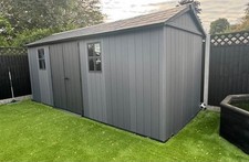 Keter Newton plus 17Ft 6" X 7Ft 6" (5.3 X 2.3M) Storage Shed