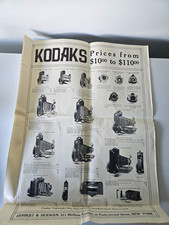 Vintage Photographic Historical Society NY Camera Advertising Poster Folio Kodak