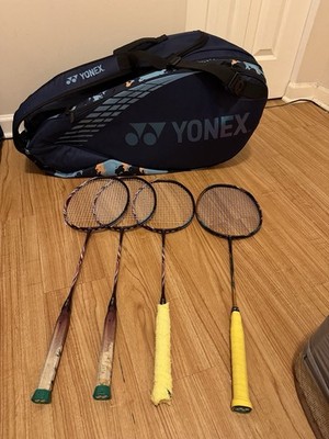 Yonex Badminton Astrox 100 ZZ & 88D Pro 2nd Gen, 6pk Limited Bag, Shoes, Bottle