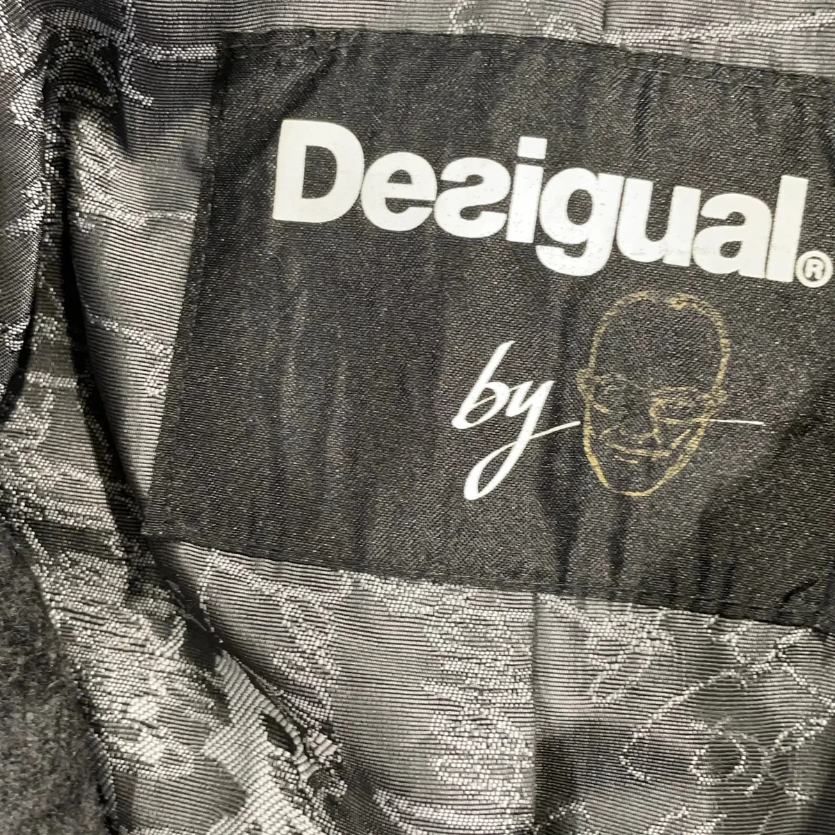 Desigual, Mantel, Damen, Größe: 38, Grau/Schwarz/Mehrfarbig #neH