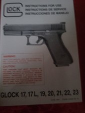 Vintage Glock Manual Safety Booklet Gun Catalog Glock Survey Lot