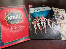 Vintage 1981 Atari 2600 Catalog & Atari Force Comic Book Lot of 3