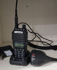 Baofeng Dual Band FM Transceiver Handheld Two Way Radio Charger Speaker Mic