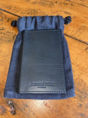 Authentic Audemars Piguet Le Brassus Card Holder Wallet Black Leather Vip Gift