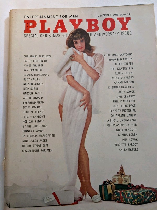 Vintage Playboy December 1962 Christmas Edition June Cochran Jackie Gleason
