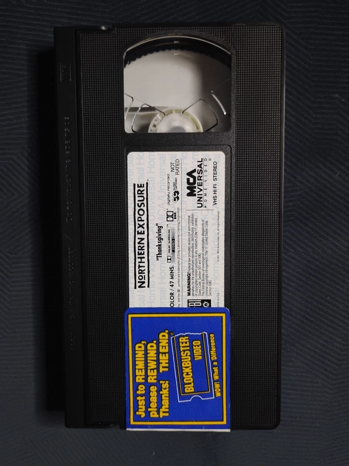 NORTHERN EXPOSURE: THANKSGIVING (1993) VHS - VHTF - Image 3 of 3