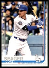 Corey Seager 2019 Topps Holiday #HW174 Dodgers MLB READ FREE SHIP AutographDen
