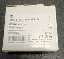 Allen-Bradley 1492-SPM1C100 Ser. D (10A, 1-pole, C-curve) – NIB (Qty 1)