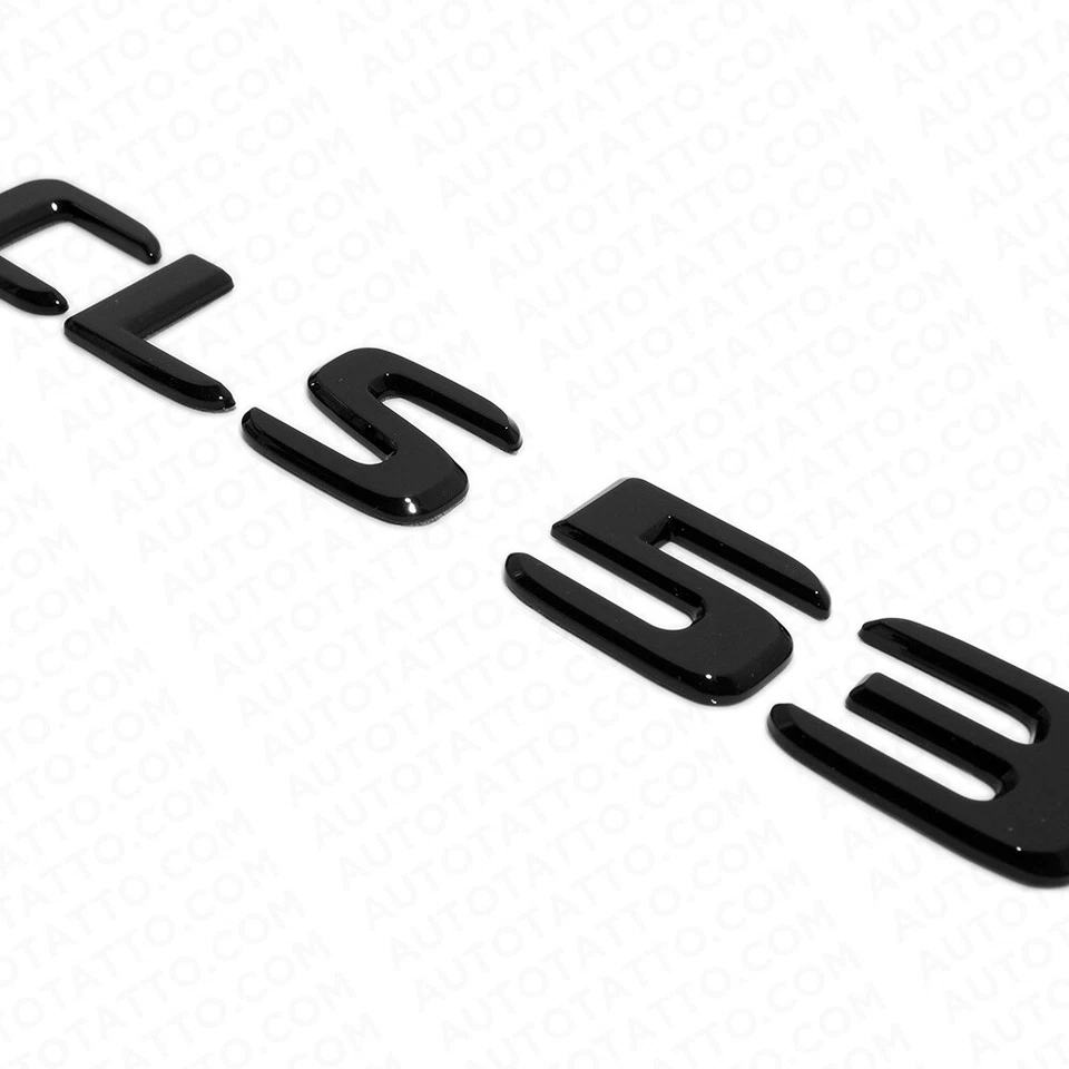 Mercedes-Benz CLS 53 CLS53 19-21 letra emblema maletero insignia AMG Sport negro brillante Foto 4 de 4