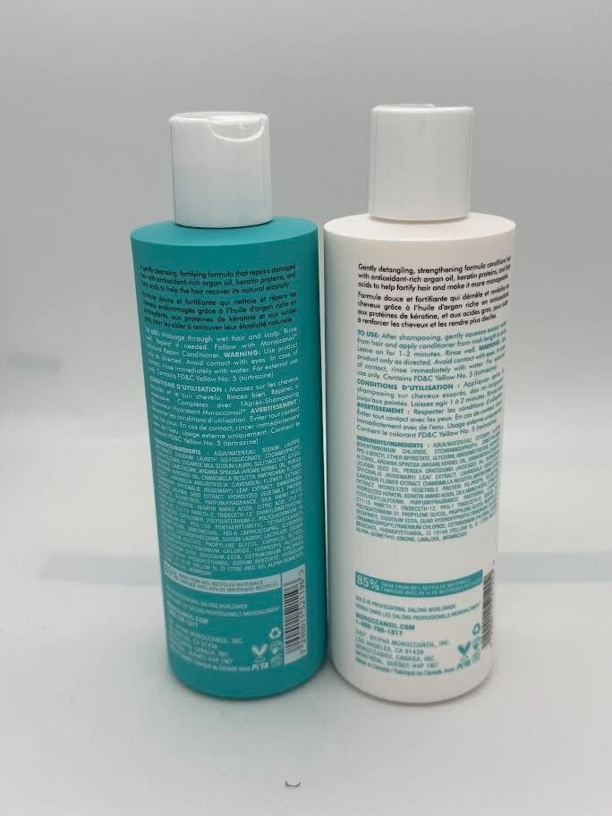 ДОСТАВКА В ТОТ ЖЕ ДЕНЬ! Moroccanoil увлажняющий ремонт шампунь и кондиционер 8,5 унций - Изображение 2 из 2