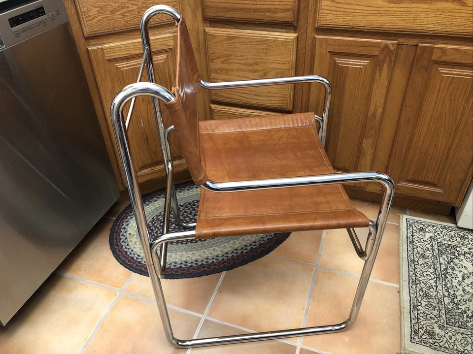 Silla vintage Pieff and Co. cromada, sin marca Foto 4 de 4