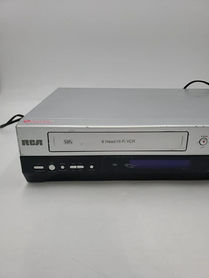 Grabadora grabadora reproductor VCR/DVD RCA DRC8320N para reparación de piezas - no enciende Foto 3 de 4