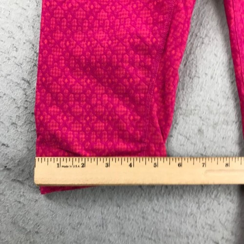 PrAna Legging Womens Large Pink Floral Stretch Pull On Yoga Workout Pants Capris - Picture 10 of 12