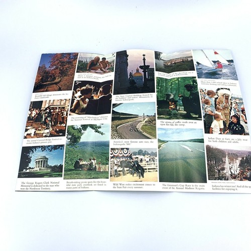 Indiana State of Surprises Travel Brochure Full Color 1960s - Picture 2 of 4