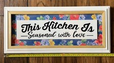 Wall Decor - This Kitchen Is Seasoned With love