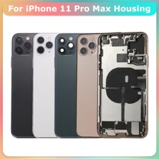 Back Housing Cover Glass Battery Door Frame Replacement For iPhone 11 Pro Max