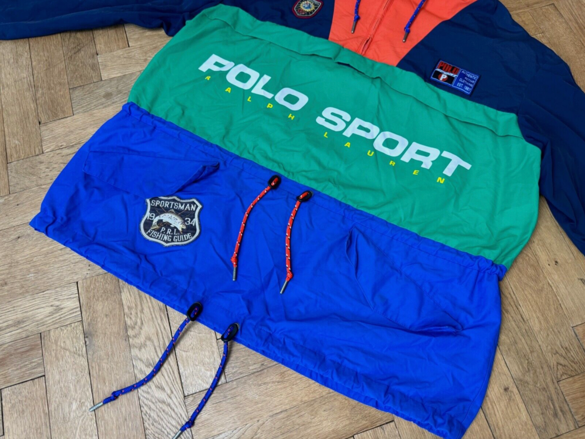 Ralph Lauren Polo Sportsman Color Block Mountain Expedition Anorak