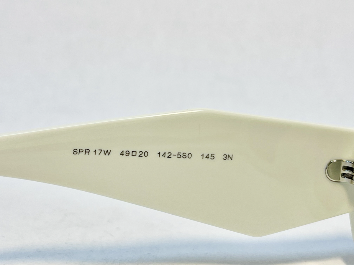 PRADA SYMBOLE White Talk Gray Triangle PR17WS 17W Fashion Unisex