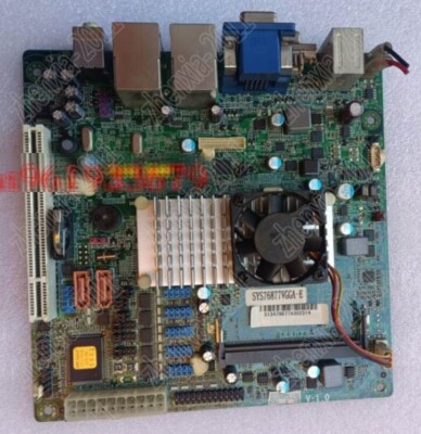 1PC  used  SYS76877VGGA-E TIGD2-I V:1.0 Integrated CPU motherboard #E8