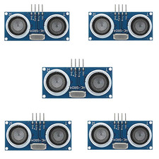 Hiletgo 5Pcs HC-SR04 Ultrasonic Module Distance Sensor