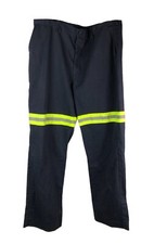 Budweiser Uniform Work Pants Reflective High Visibility Stripes Navy Blue 40