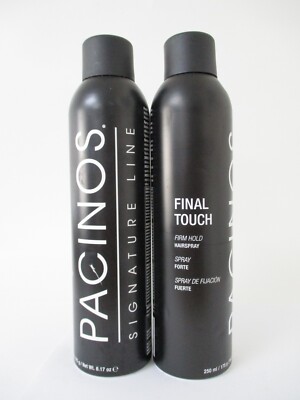 Pacinos Final Touch Firm Hold Hairspray 6.17 oz (dents) Pack of 2