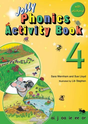 Jolly Phonics Activity Book 4 By Sue Lloyd, Sara Wernham