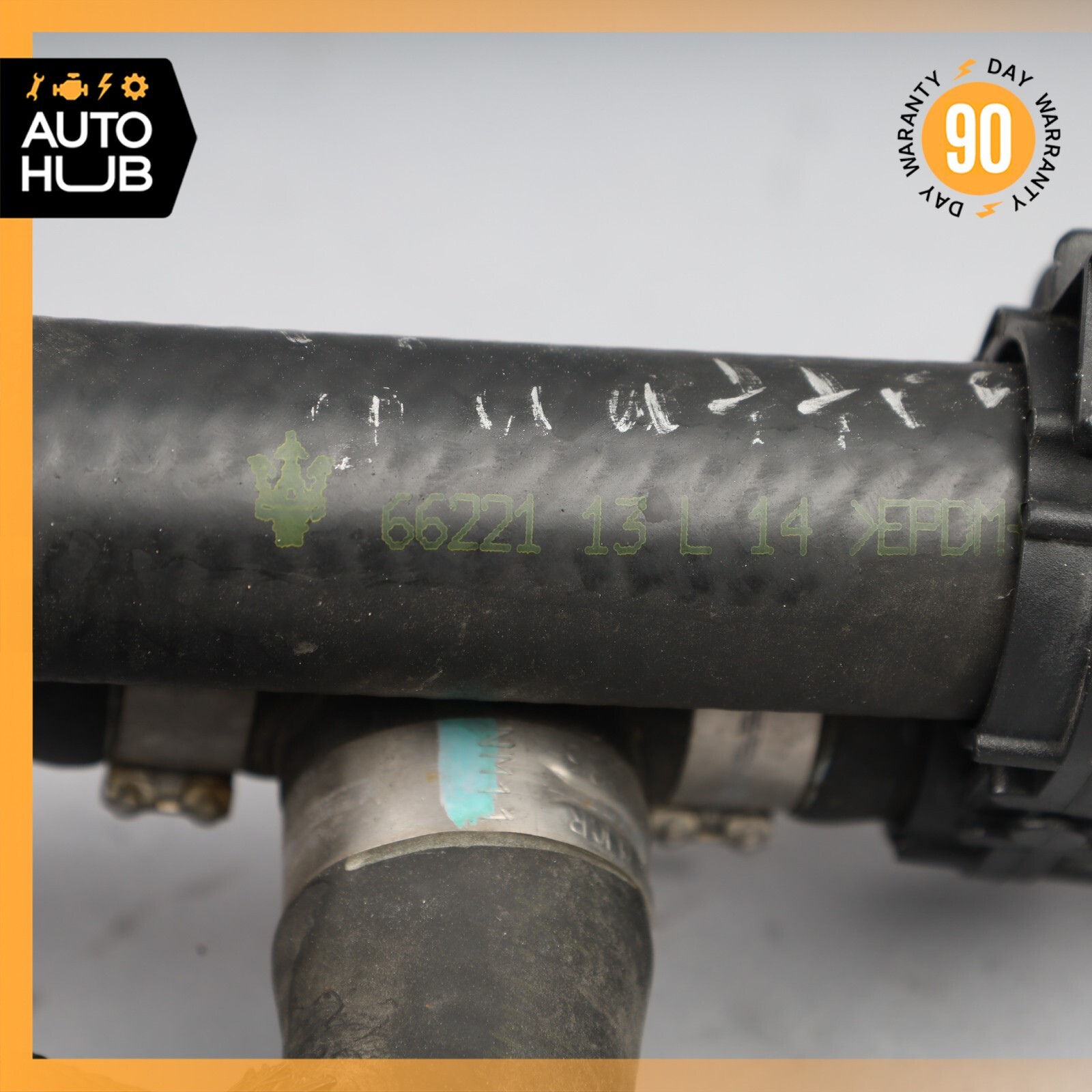 14-17 Maserati Quattroporte Ghibli Engine Radiator Cooling Hose Pipe Set OEM