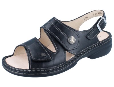 FINN COMFORT Milos Damen Sandale schwarz/NappaSeda