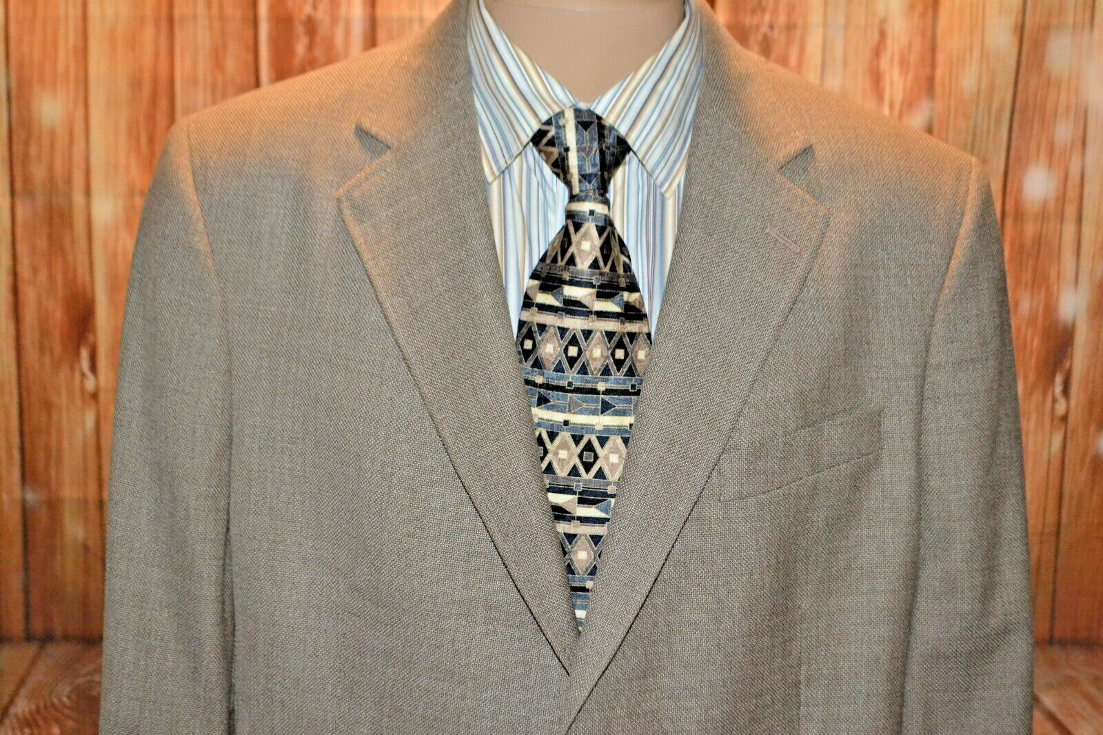 Peter Millar Men Beige Wool Partial Lining 2 Fron… - image 3