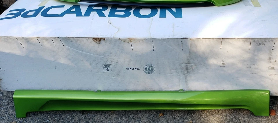 Kit de carrocería Chevrolet Spark 2LT-Spoiler-Paneles laterales-Aire Damn-3d verde carbono Foto 4 de 4