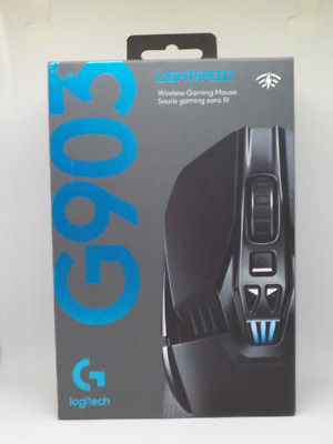 New Logitech G903 LIGHTSPEED Wireless Gaming Mouse W/ Hero 25K Sensor (Black)