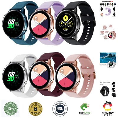 Versatile 20 mm Silicone Strap for Galaxy Watch   Multiple Colors Available