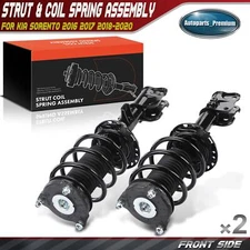 2x Front LH & RH Complete Strut & Coil Spring Assembly for Kia Sorento 2016-2020