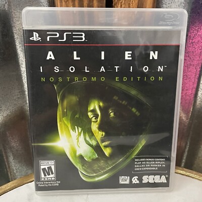 2014 ~ ALIEN: ISOLATION ~ Nostromo Edition ~  PlayStation 3 ~ Video Game