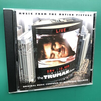Burkhard Dallwitz THE TRUMAN SHOW Film Soundtrack OST CD Jim Carrey Philip Glass