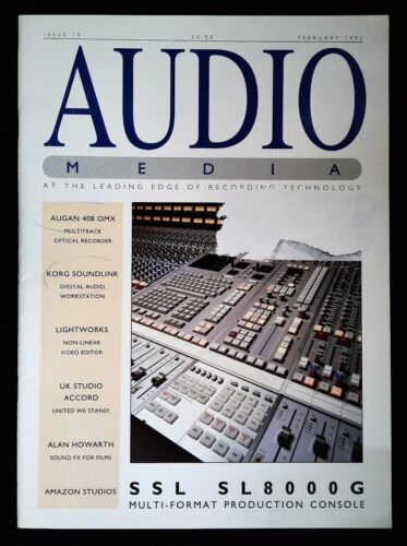 Audio Media Magazine February 1992 mbox1353 - No.19 - SSL SL8000G - Picture 1 of 1