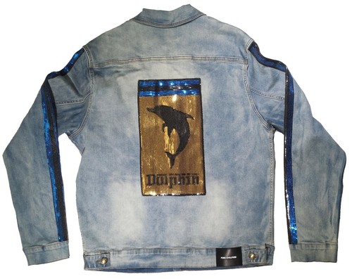Pink Dolphin Denim Jacket XL Blue 2 
