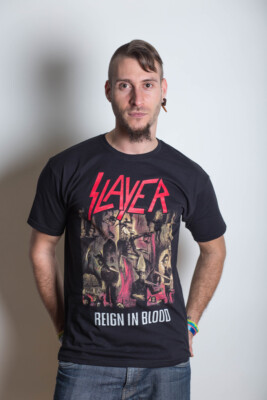 Slayer - Reign In Blood Band T-Shirt Official Merch