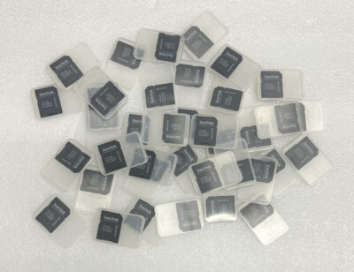 SanDisk microSD micro SD to SD SDHC SDXC Adapter  ~ 25 Pcs w/ Cases ~ New