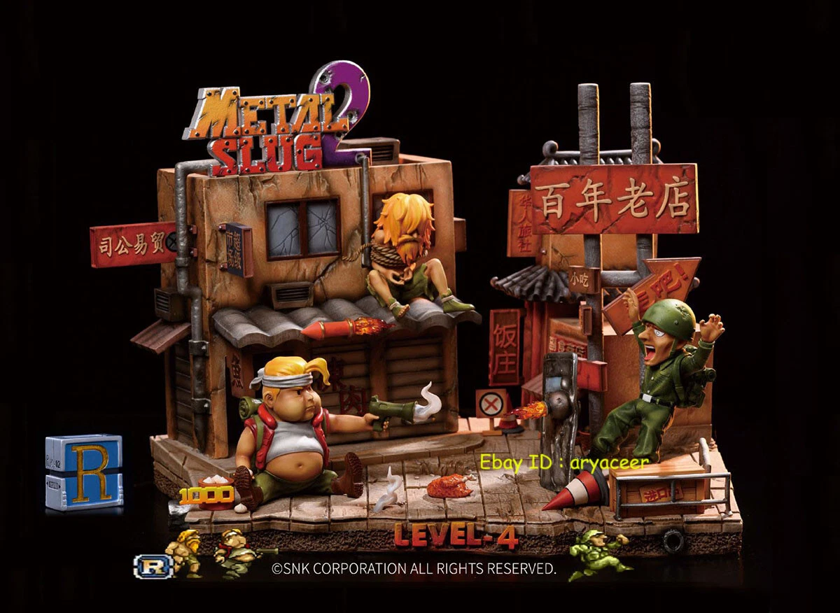 Krazy Art Studio Metal Slug 2 Level 4 Limited Statue Figure Model