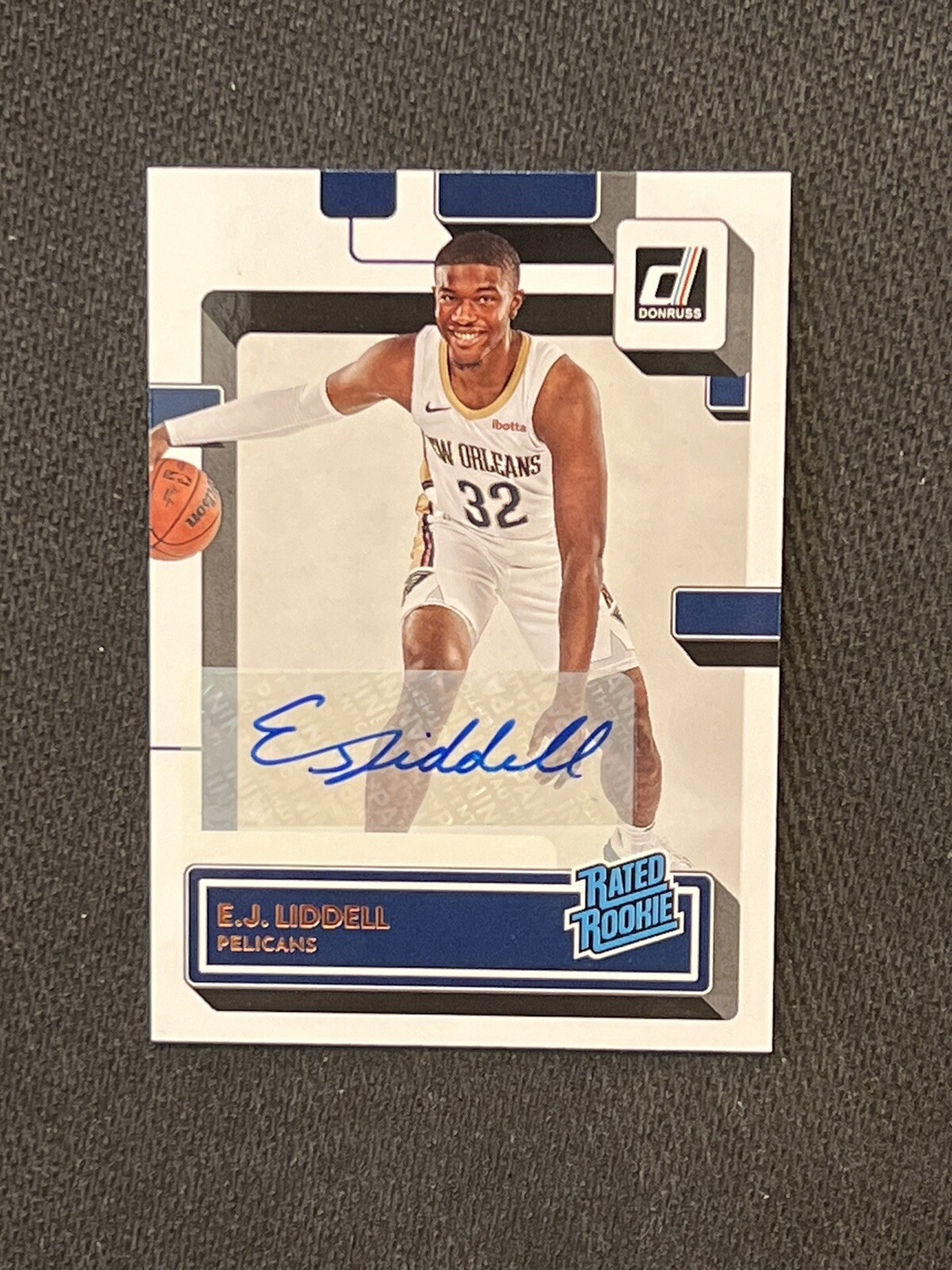 EJ LIDDELL 2022-23 Donruss RATED ROOKIE SIGNATURES AUTOGRAPH E.J. RC Auto 🏀🔥🏀